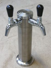 Double Tap Brushed Stainless Font